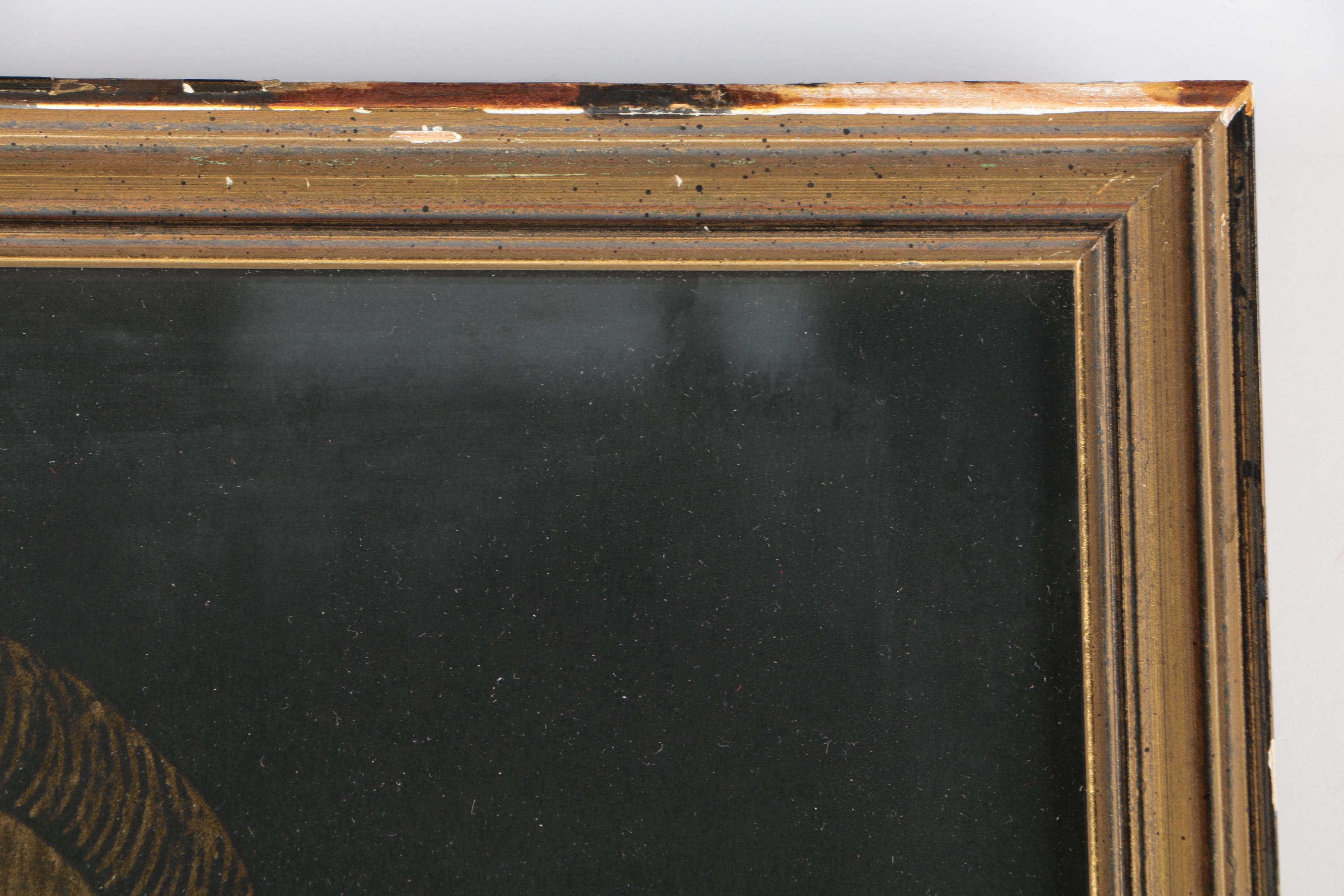 Woodblock After Original Tomb Rubbing "Thomas Peyton, Isleham, Cambridgeshire -1484"