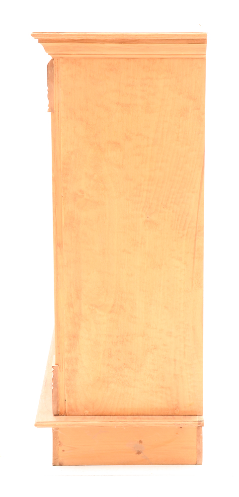 Electric Fireplace with Pine Hearth