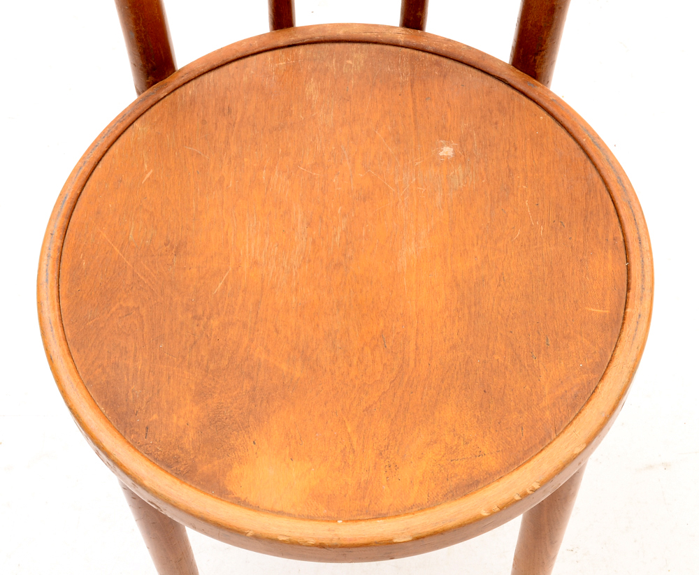 Set of Jacob & Josef Kohn Oak Bentwood Chairs