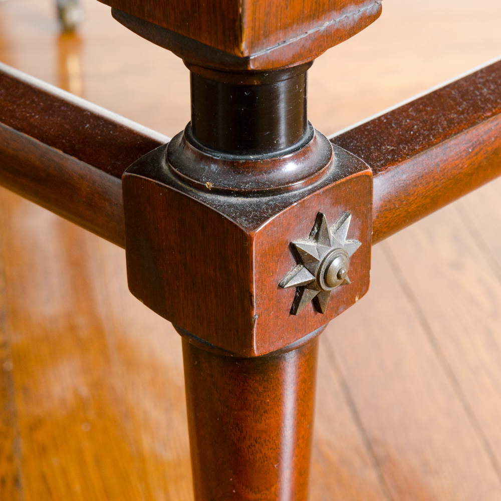 Vintage Mahogany Telephone Side Table
