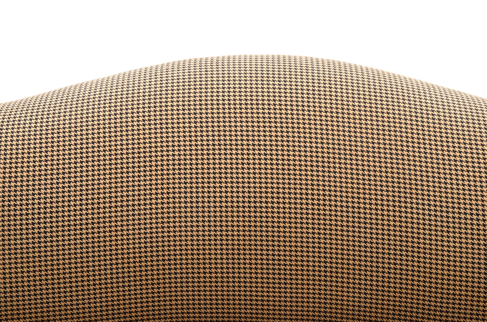 Houndstooth Camelback Loveseat