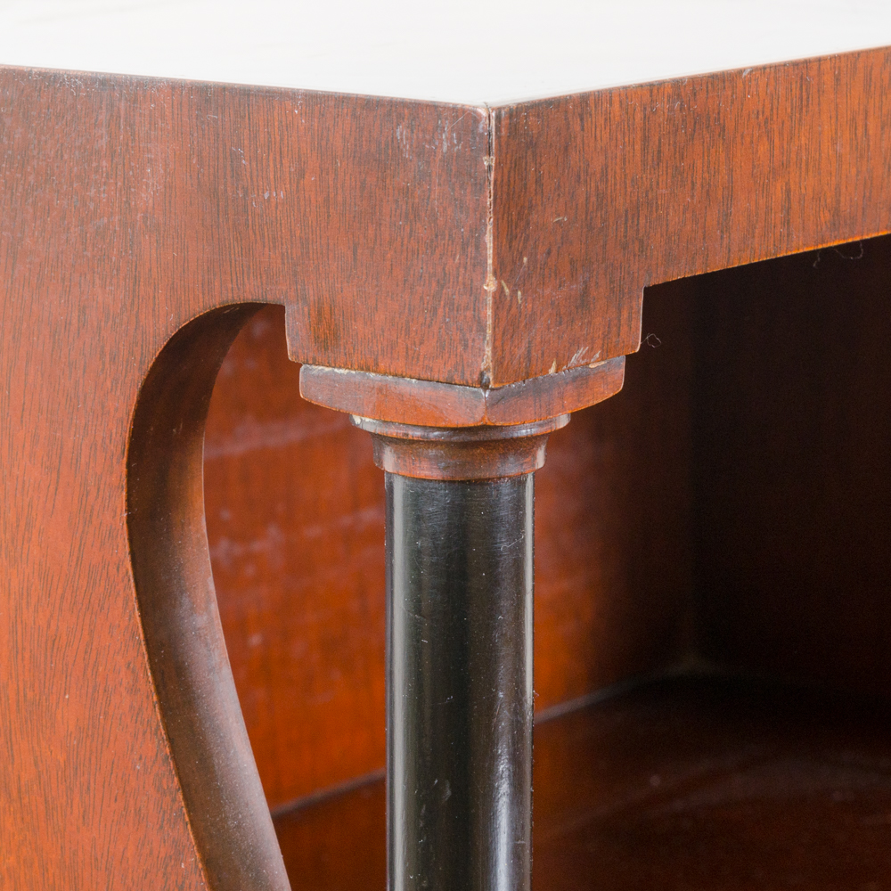 Vintage Mahogany Telephone Side Table