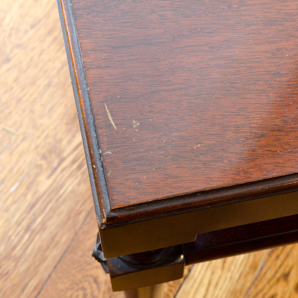 Vintage Mahogany Telephone Side Table