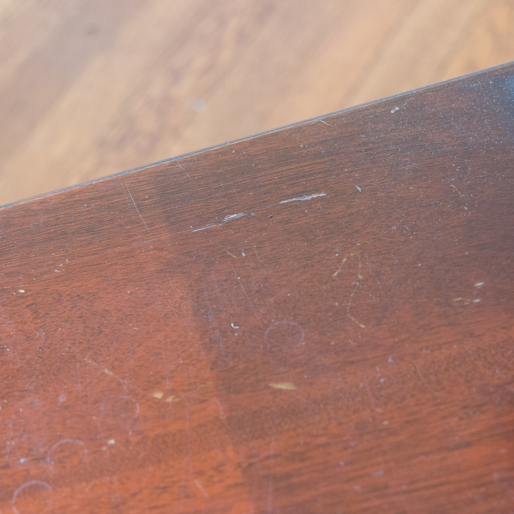 Vintage Mahogany Telephone Side Table