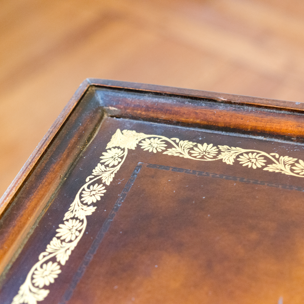 Vintage Mahogany Telephone Side Table