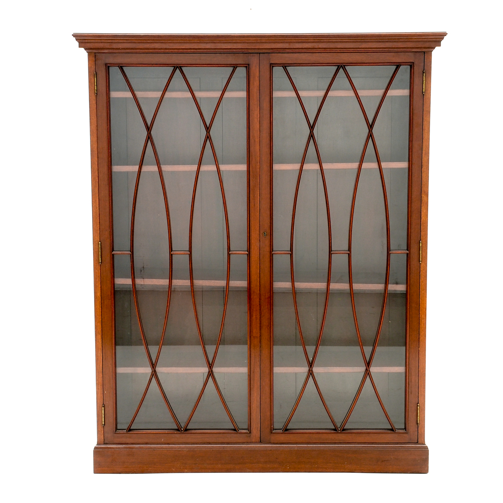 Mahogany Hepplewhite Style Bookcase