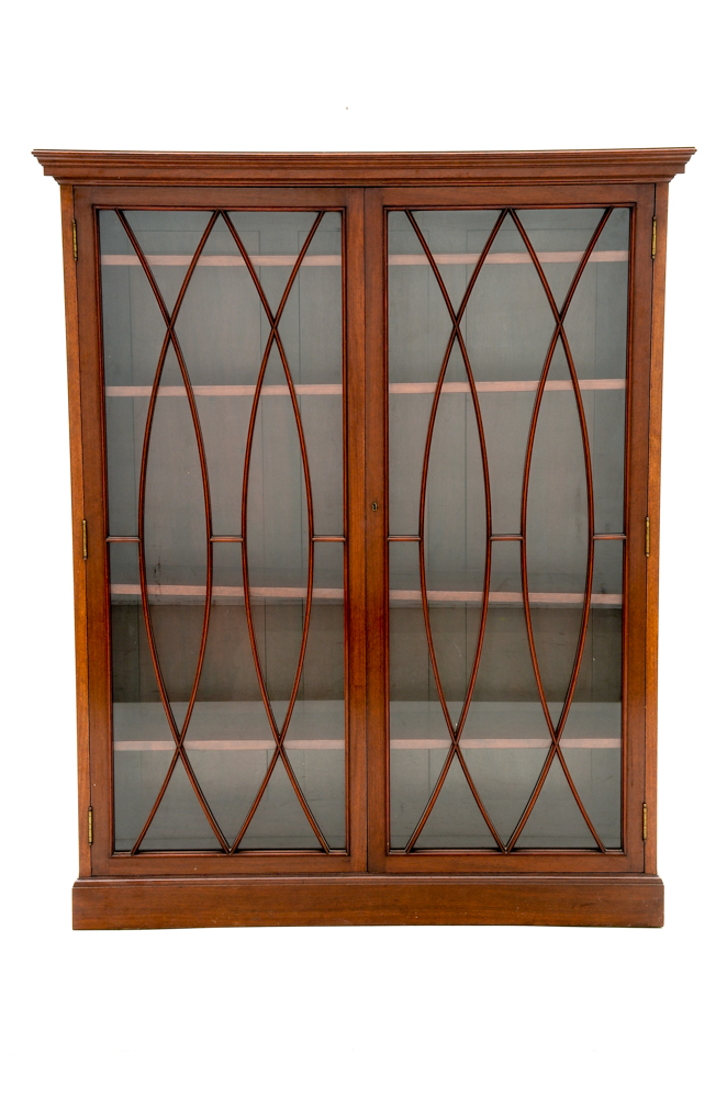 Mahogany Hepplewhite Style Bookcase