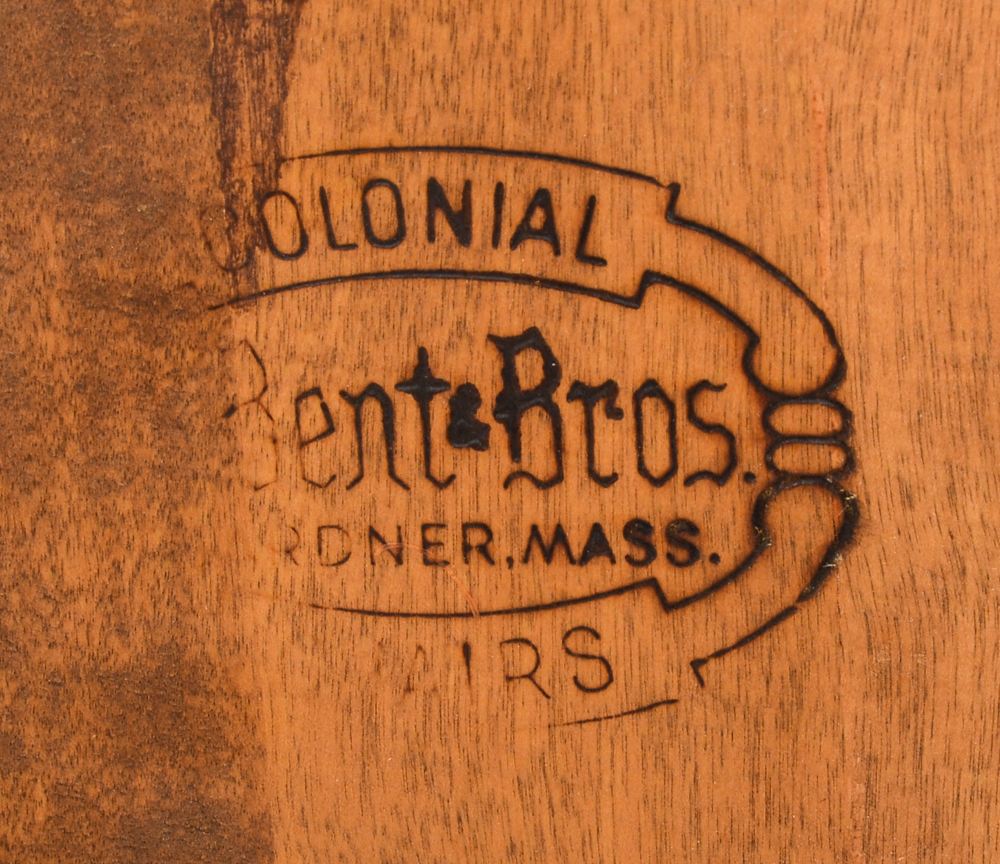 Set of S. Bent & Bros. Maple Windsor Style Dining Chairs