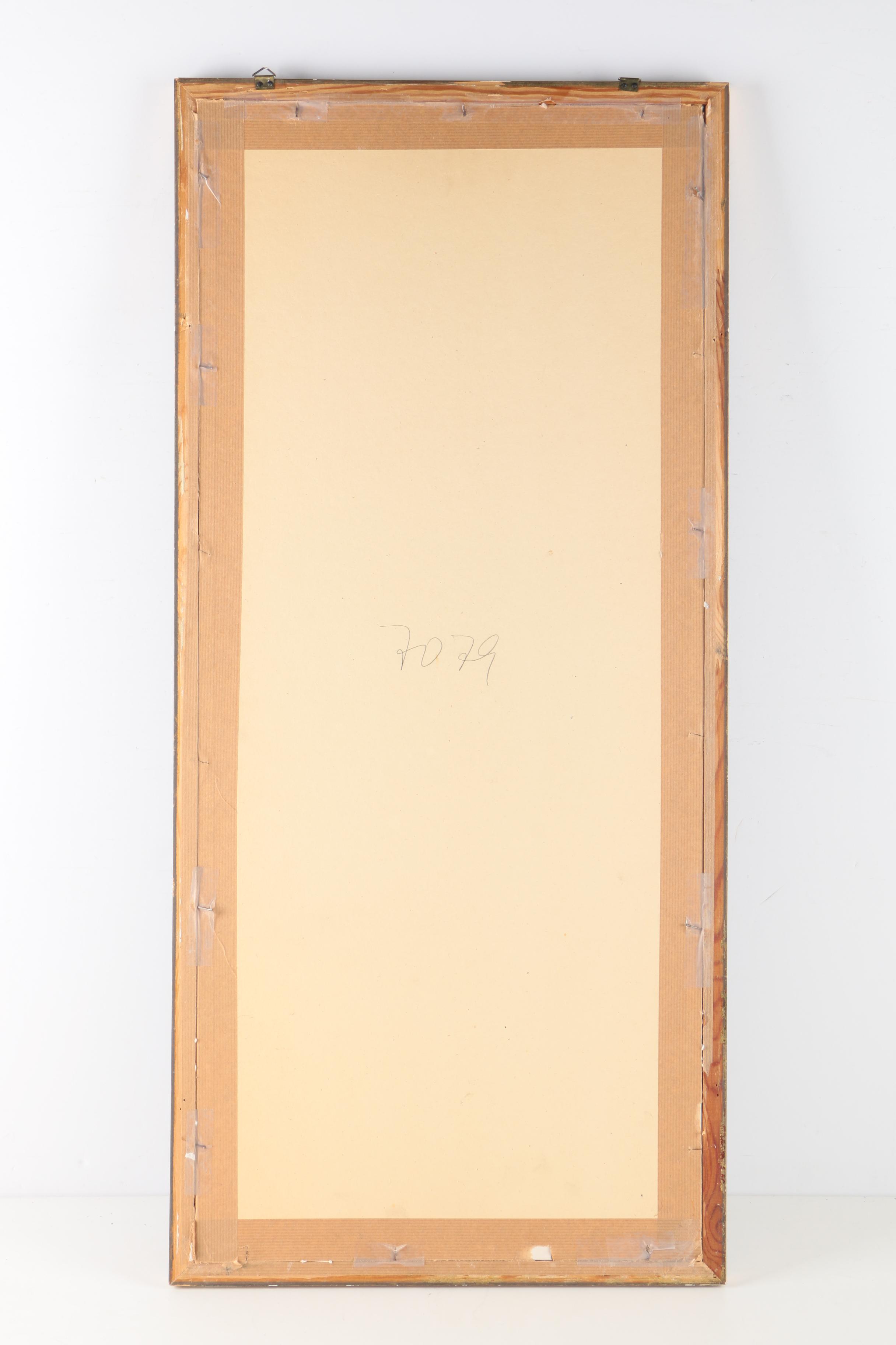 Woodblock After Original Tomb Rubbing "Margaret Francis Peyton, Isleham, Cambrdigeshire - 1484"