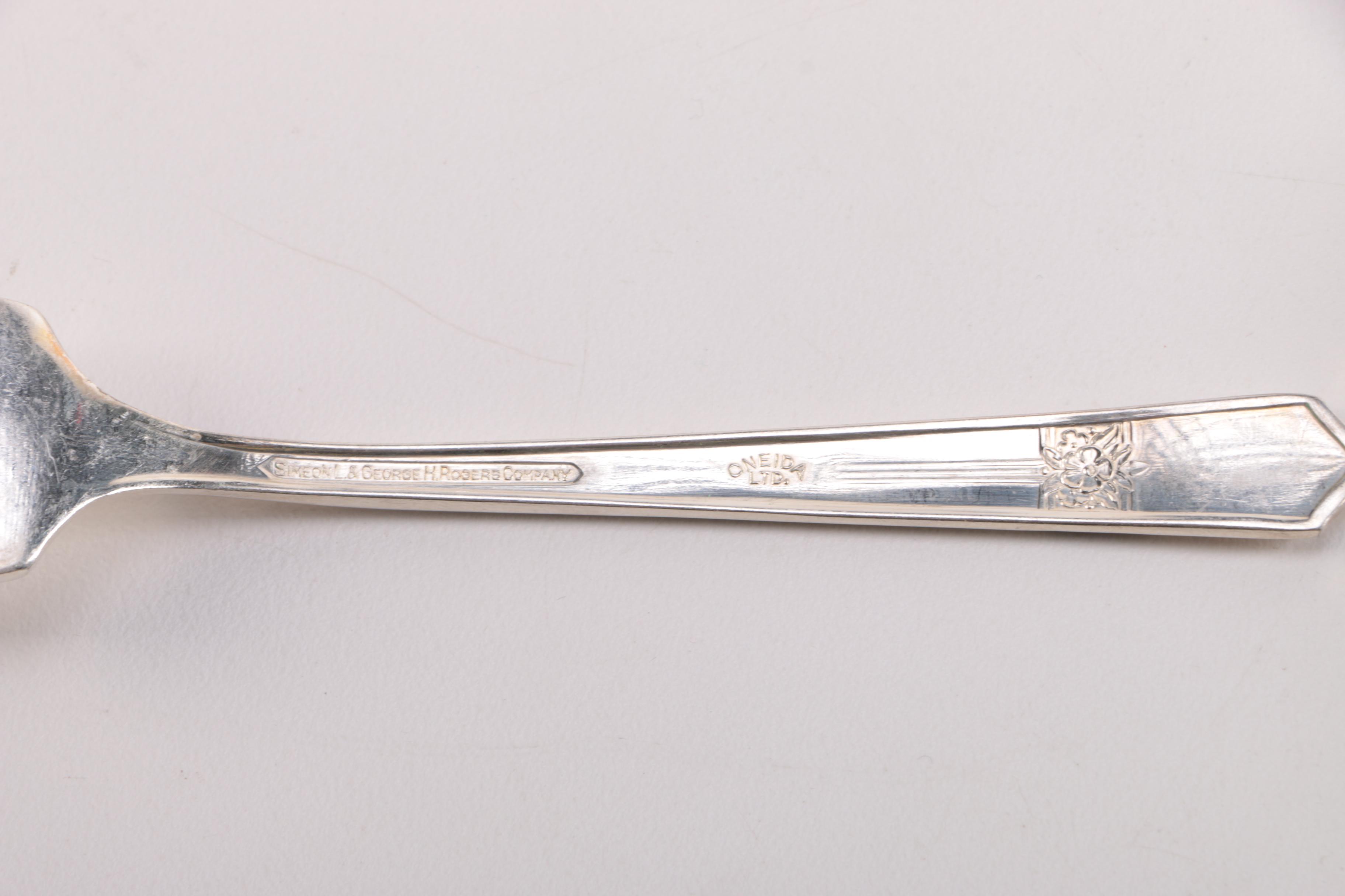 Simeon L. & George H. Rogers Company Silver Plate Flatware