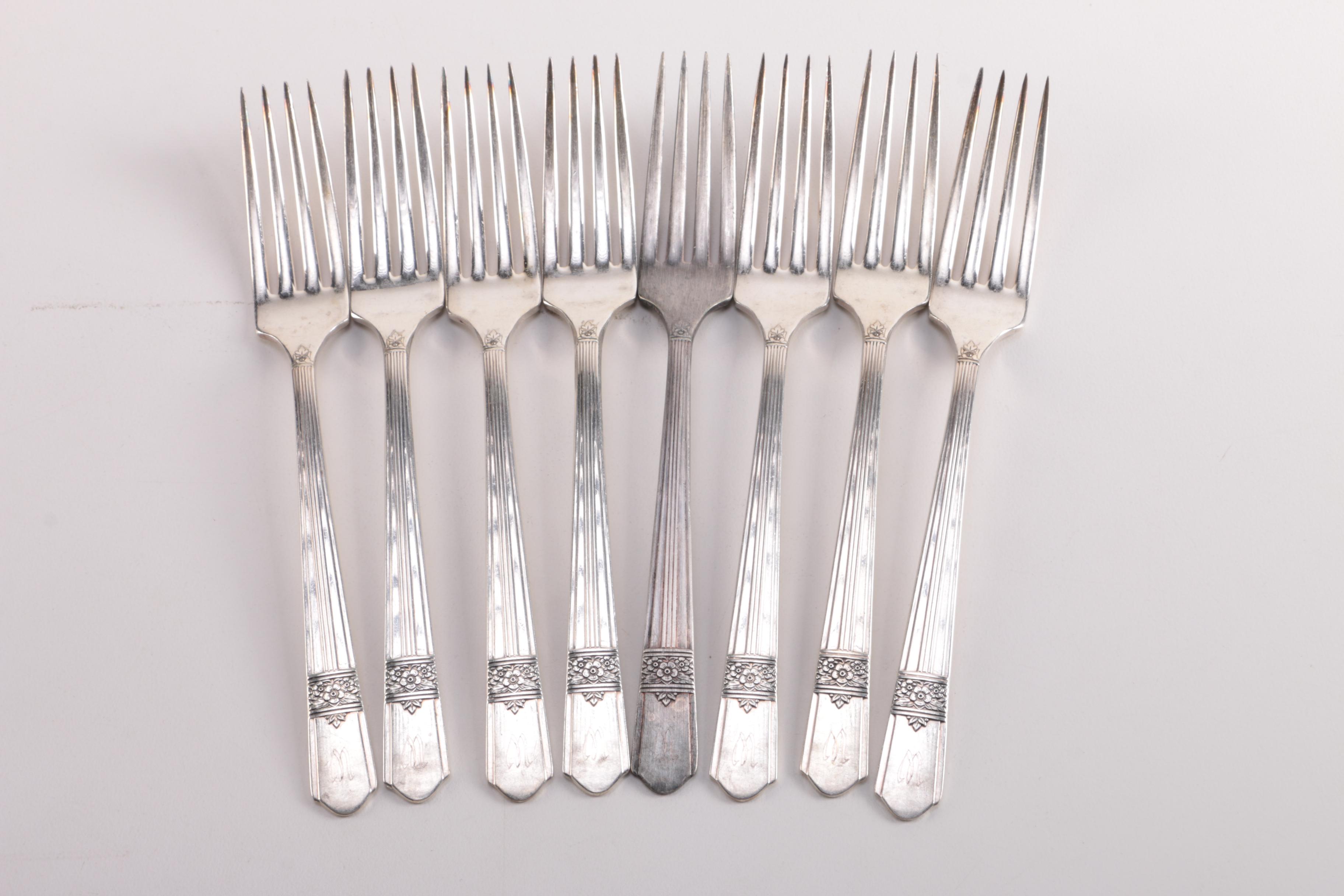 Simeon L. & George H. Rogers Company Silver Plate Flatware