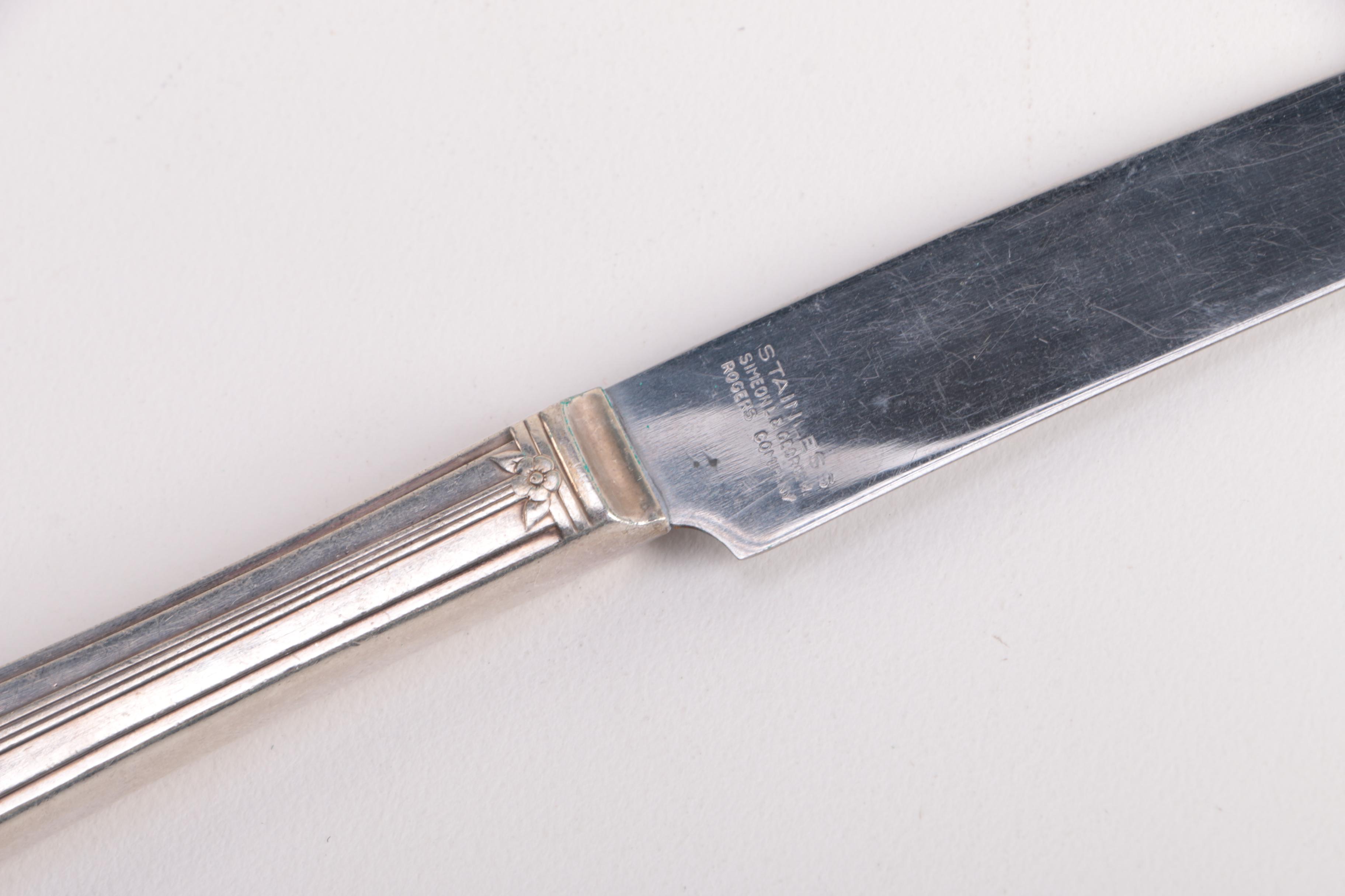 Simeon L. & George H. Rogers Company Silver Plate Flatware