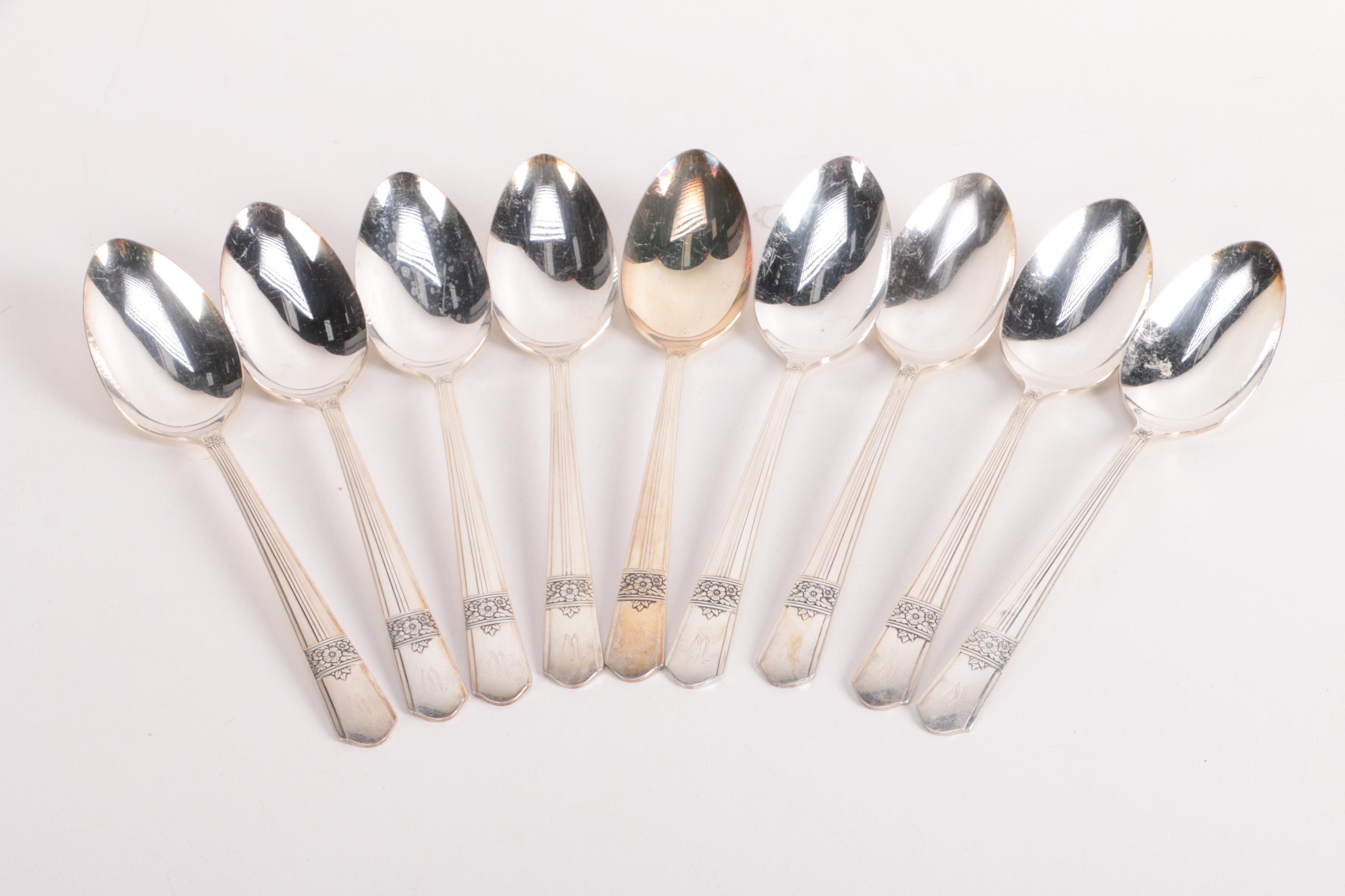 Simeon L. & George H. Rogers Company Silver Plate Flatware