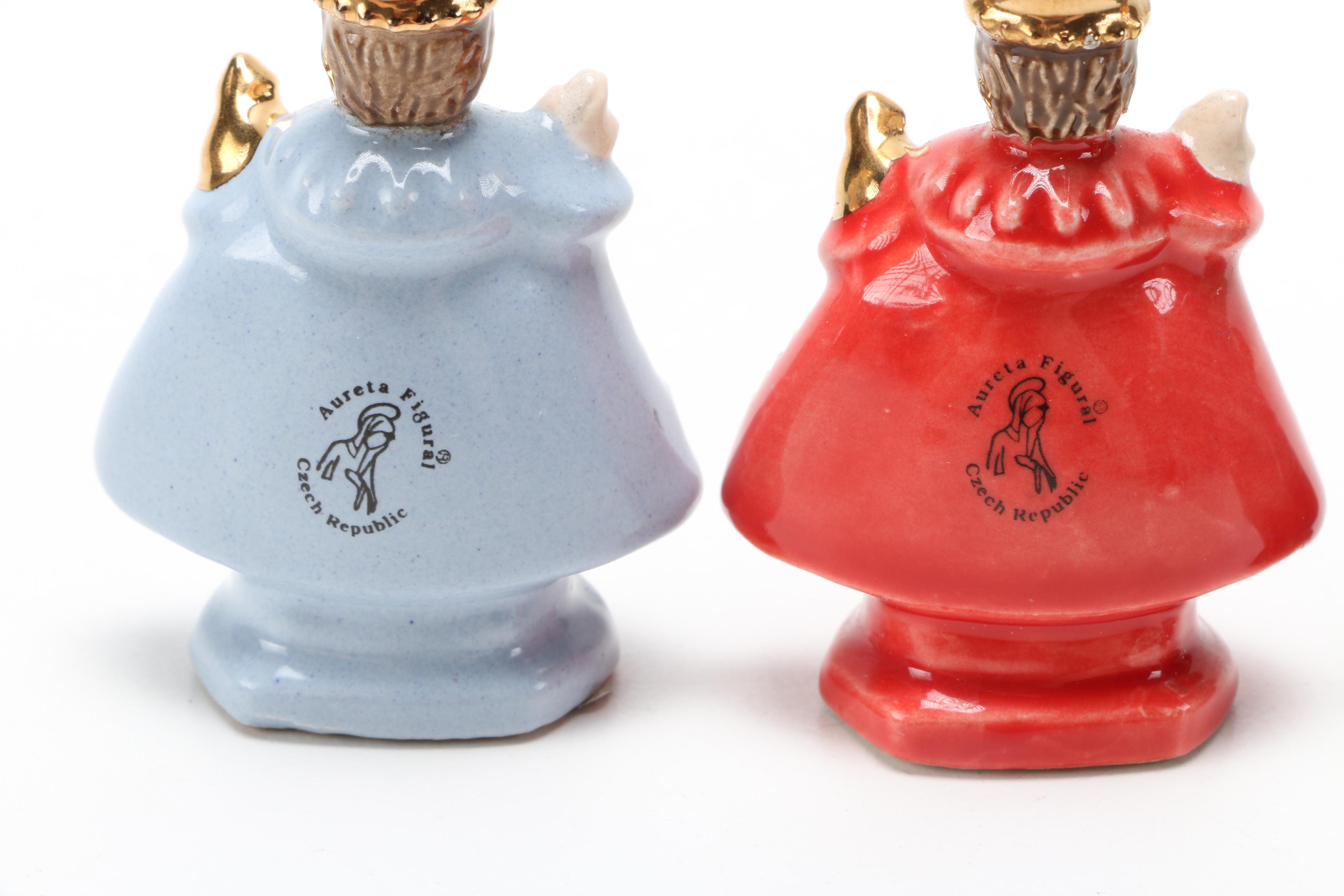 Aureta Figurals "Holy Infant Jesus of Prague" Ceramic Figurines