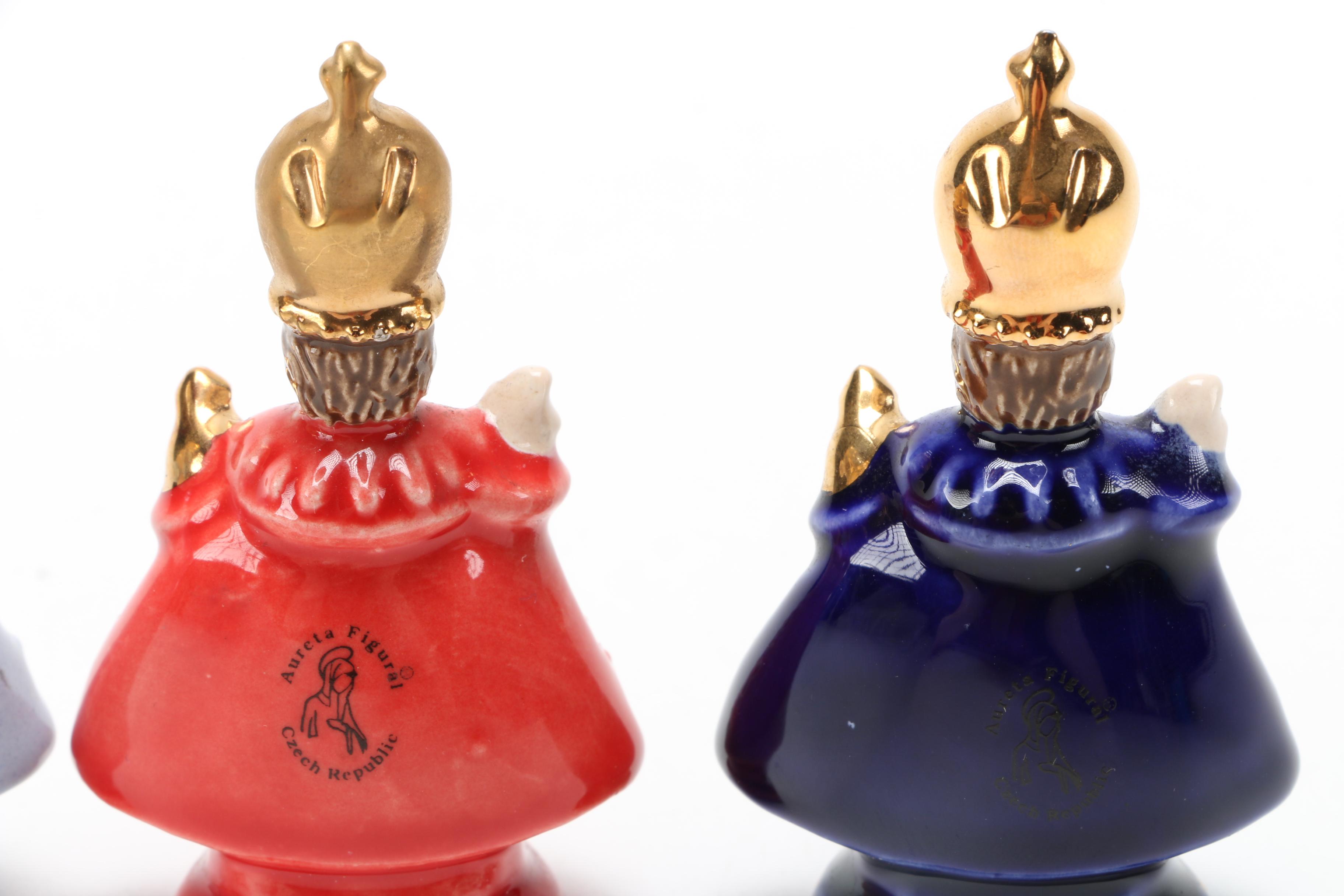 Aureta Figurals "Holy Infant Jesus of Prague" Ceramic Figurines
