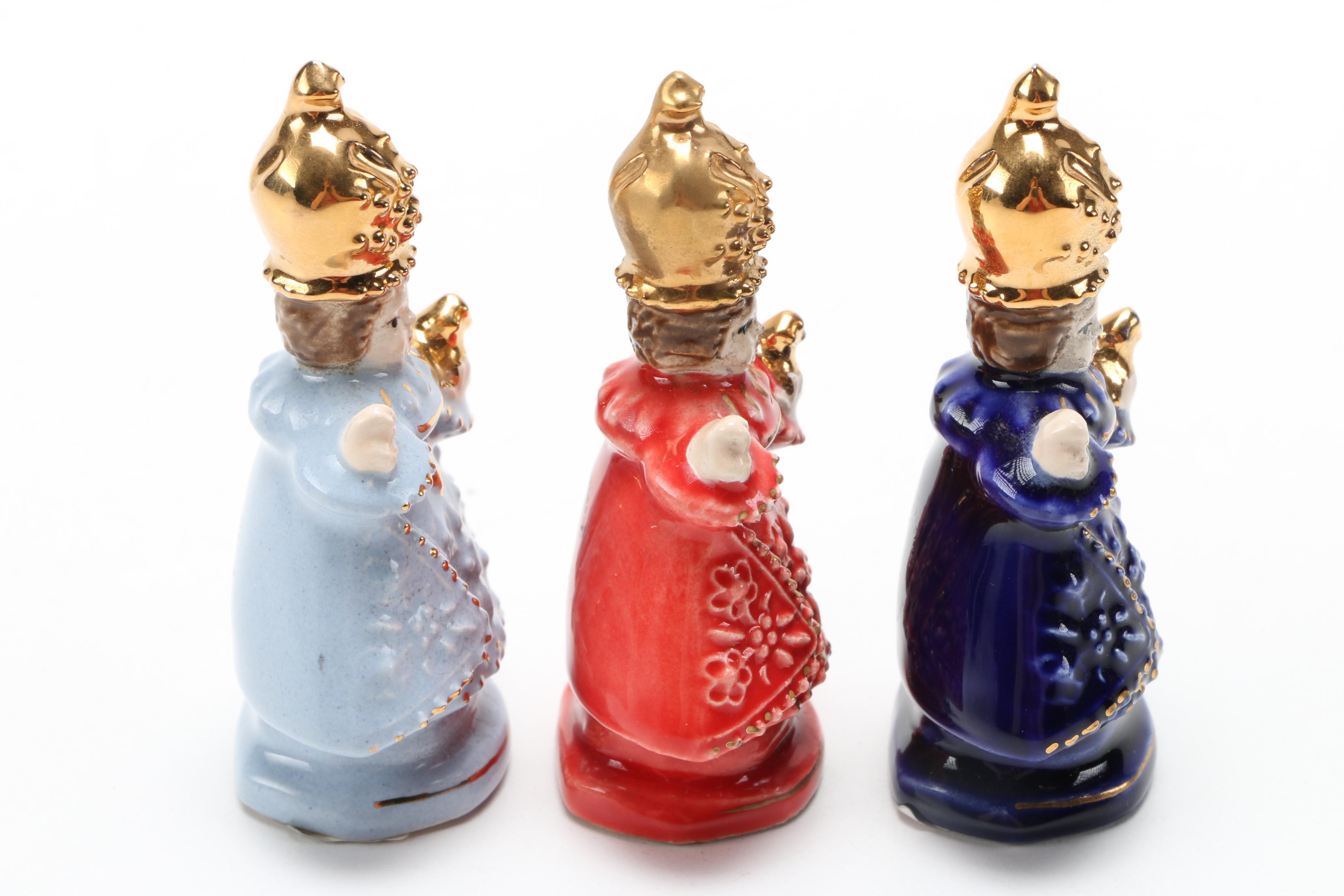 Aureta Figurals "Holy Infant Jesus of Prague" Ceramic Figurines