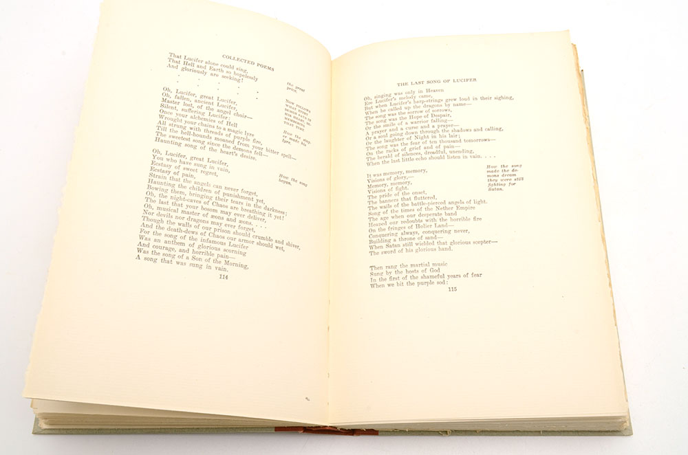 1923 Signed Limited Edition "Collected Poems of Vachel Lindsay"