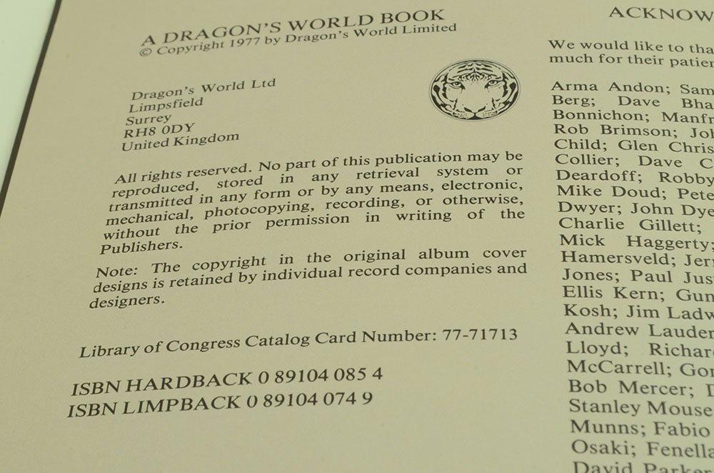 Soft Bound Book of Vinyl Record Jacket Art