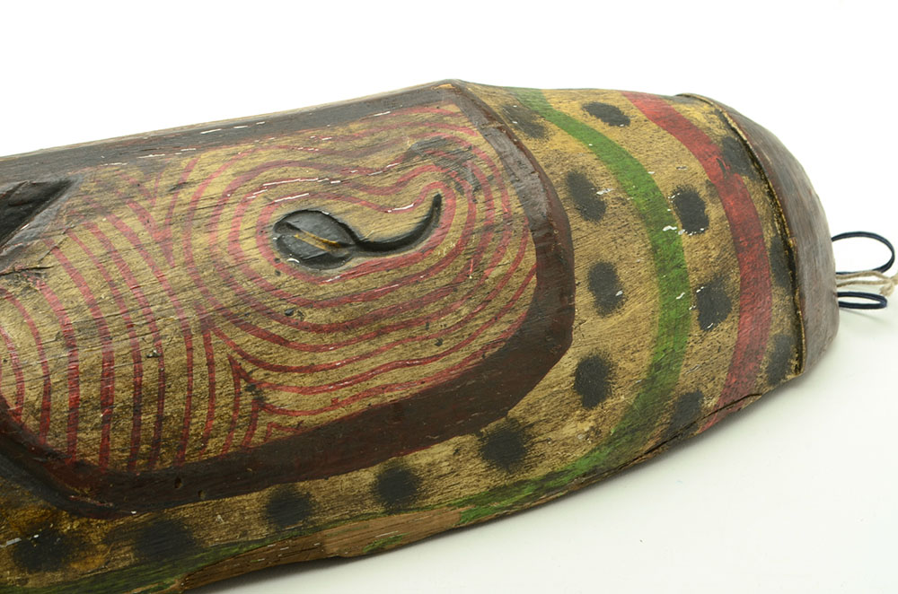 Hand Carved and Painted Wooden African Style Mask