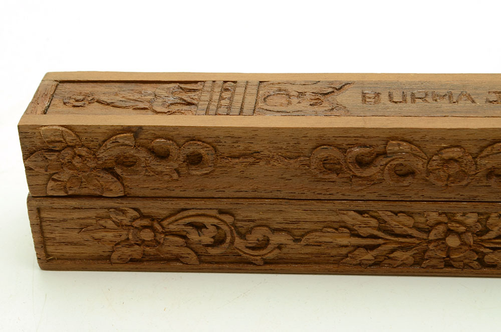 Four Carved Jadeite Chop Sticks with Jadeite Goldfish Rests