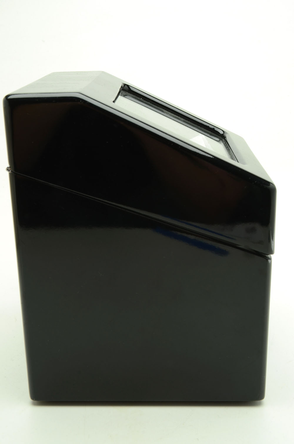 High Gloss Black Dual Watch Winder With Drawer