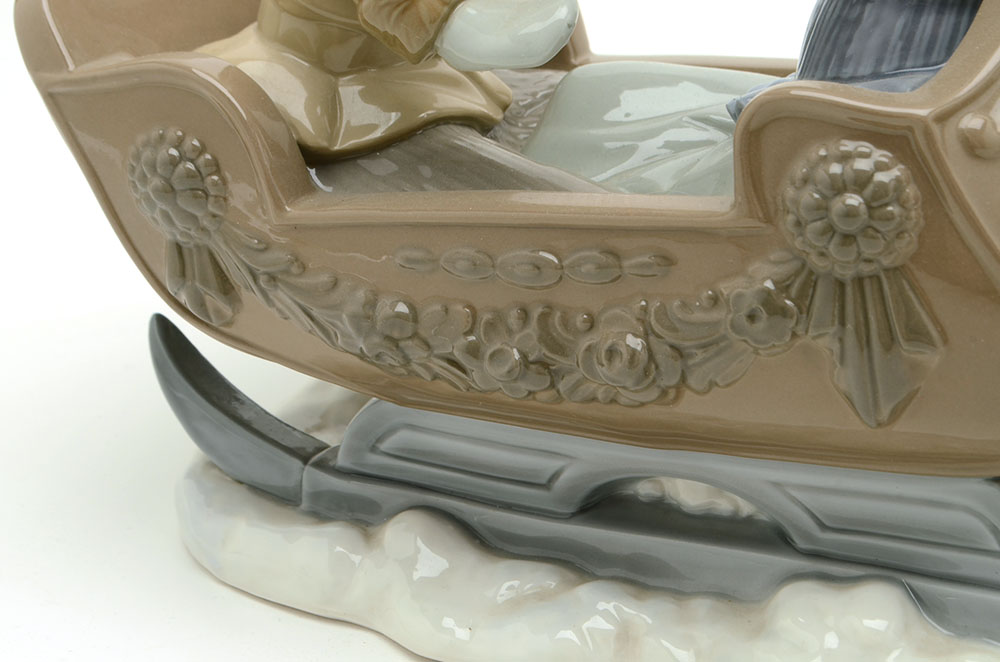 Lladro "Sleigh Ride" Retired Figurine