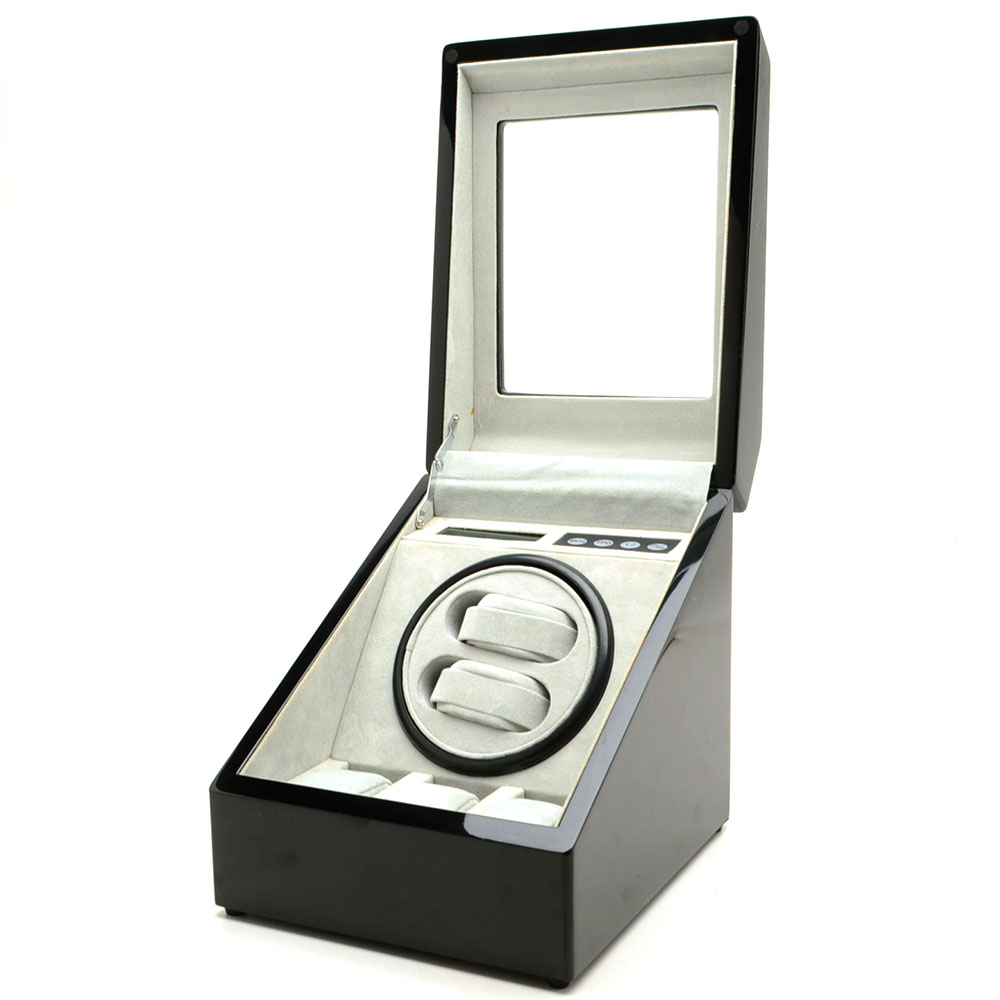 Black Gloss Dual Watch Winder