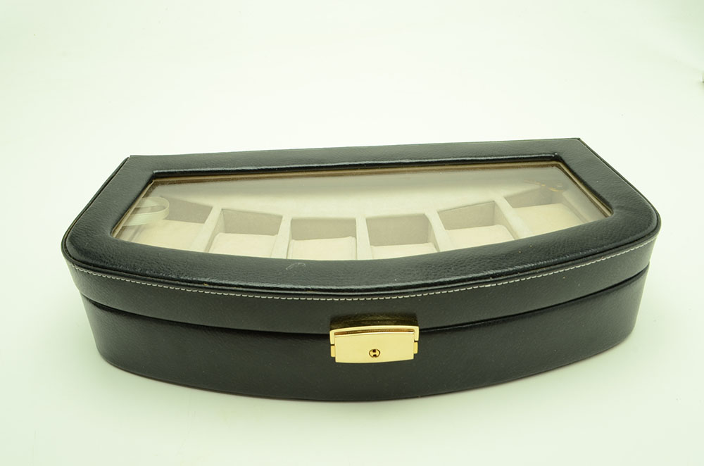 Faux Leather Watch Case and Travel Watch Case