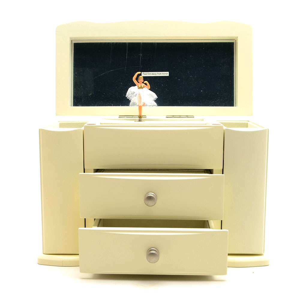 Three Musical Jewelry Boxes