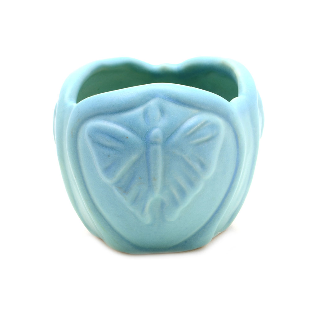 Van Briggle Pottery Butterfly Vase