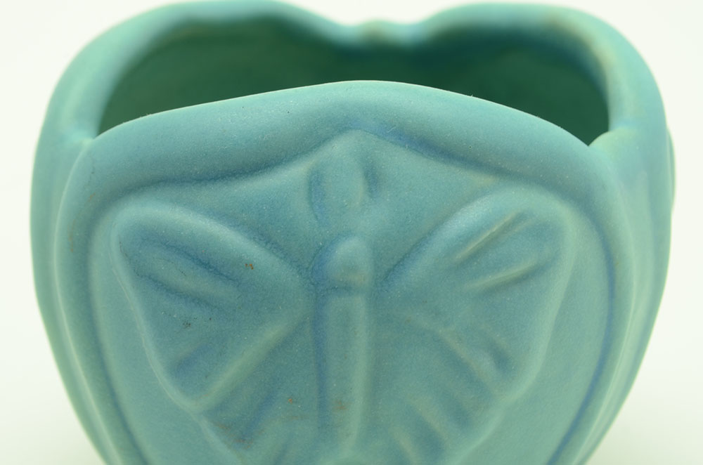 Van Briggle Pottery Butterfly Vase