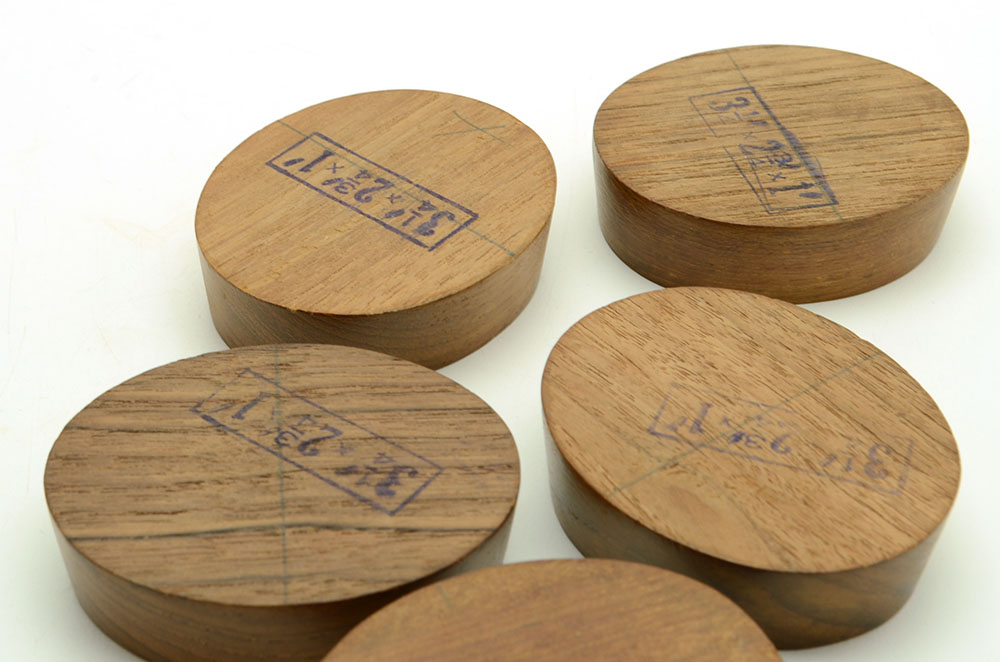 Set of Five Carved Jadeite Owls Figures with Wood Stands