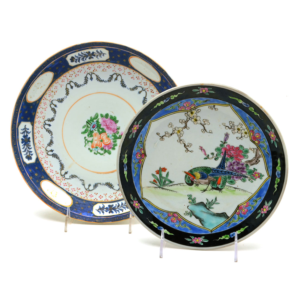Hand Painted Chinese Porcelain Plates
