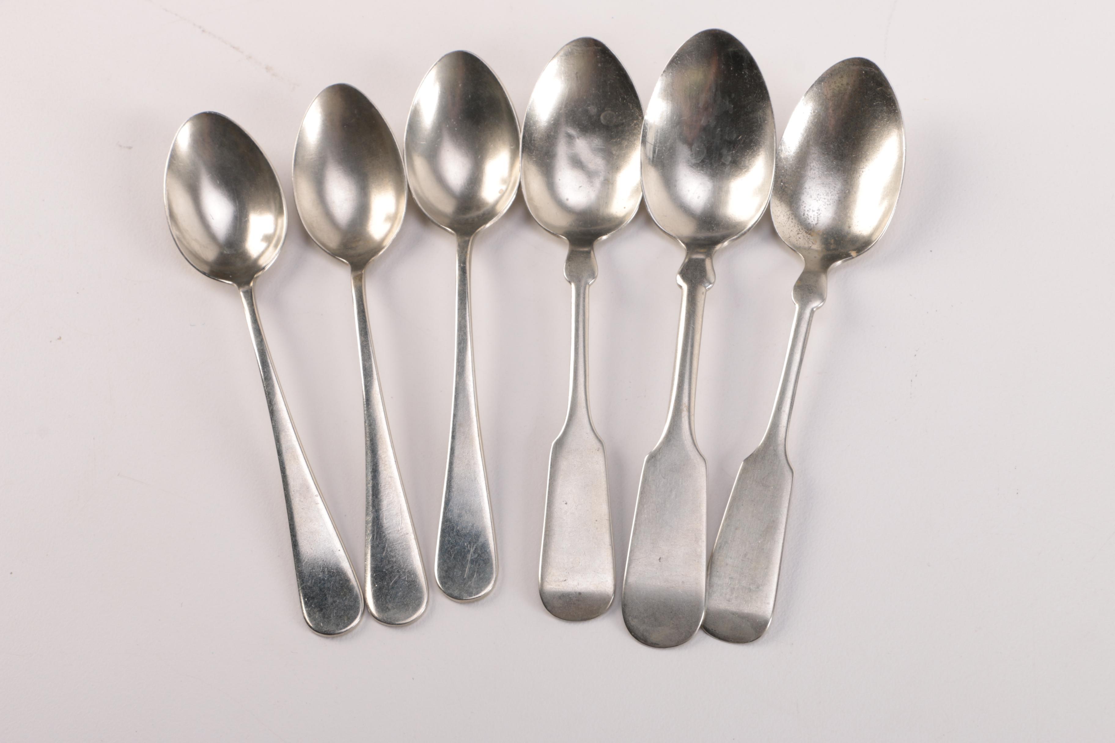 Silver Plate and Nickel Silver Flatware Including Gorham