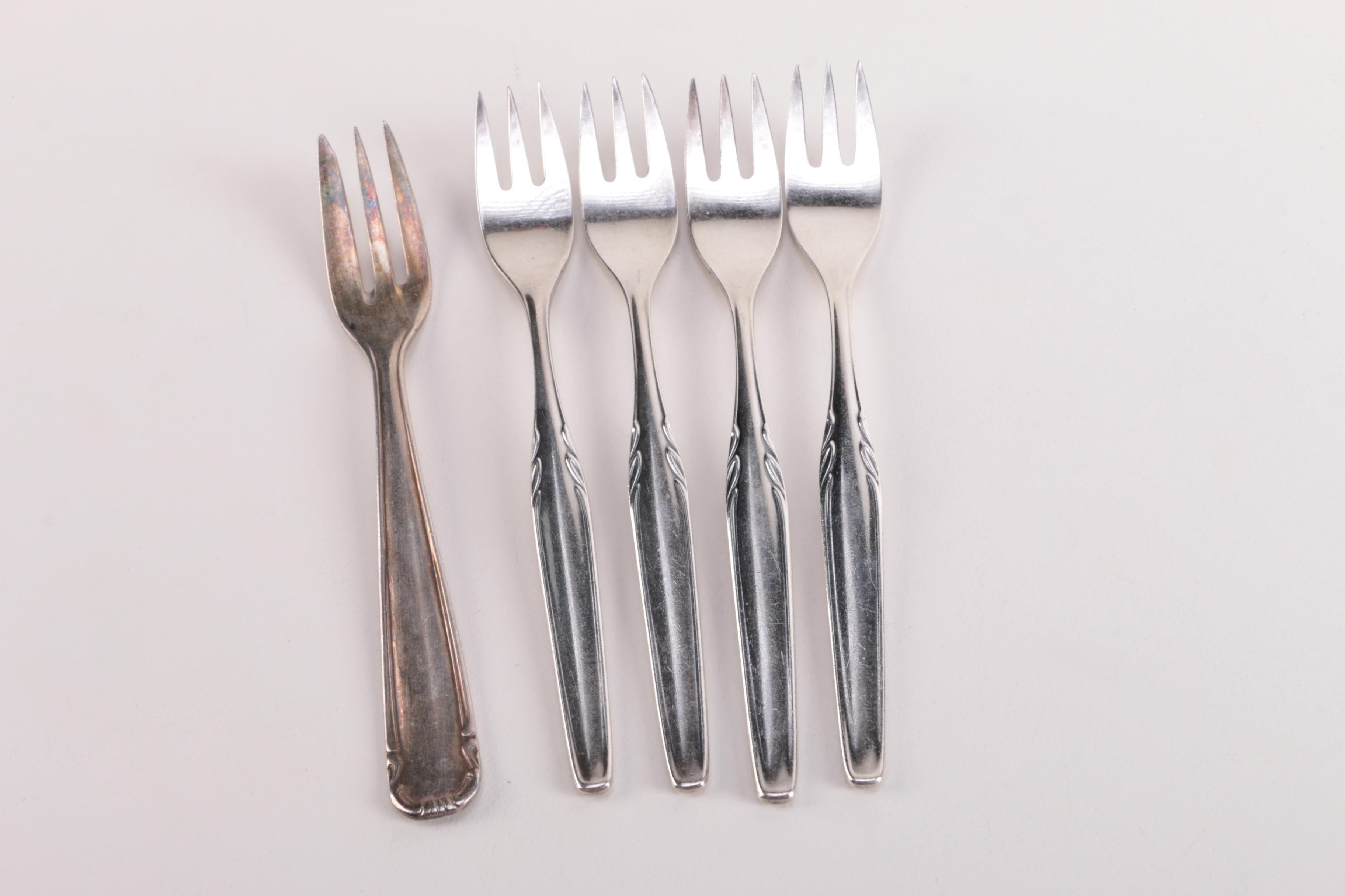 Silver Plate and Nickel Silver Flatware Including Gorham