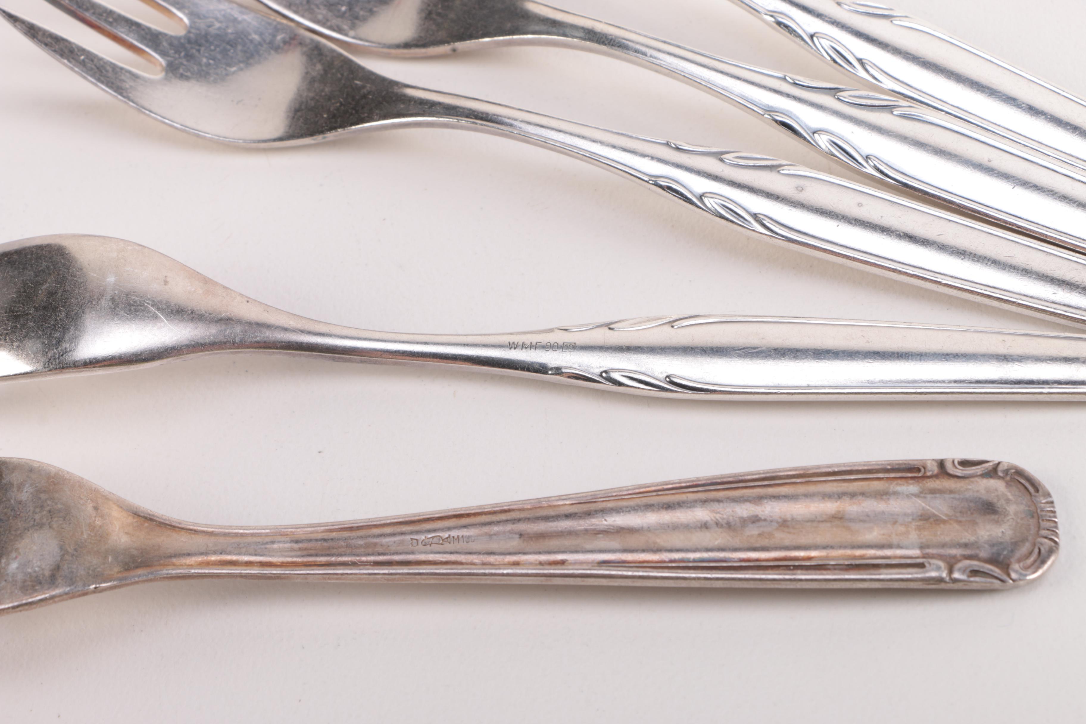 Silver Plate and Nickel Silver Flatware Including Gorham