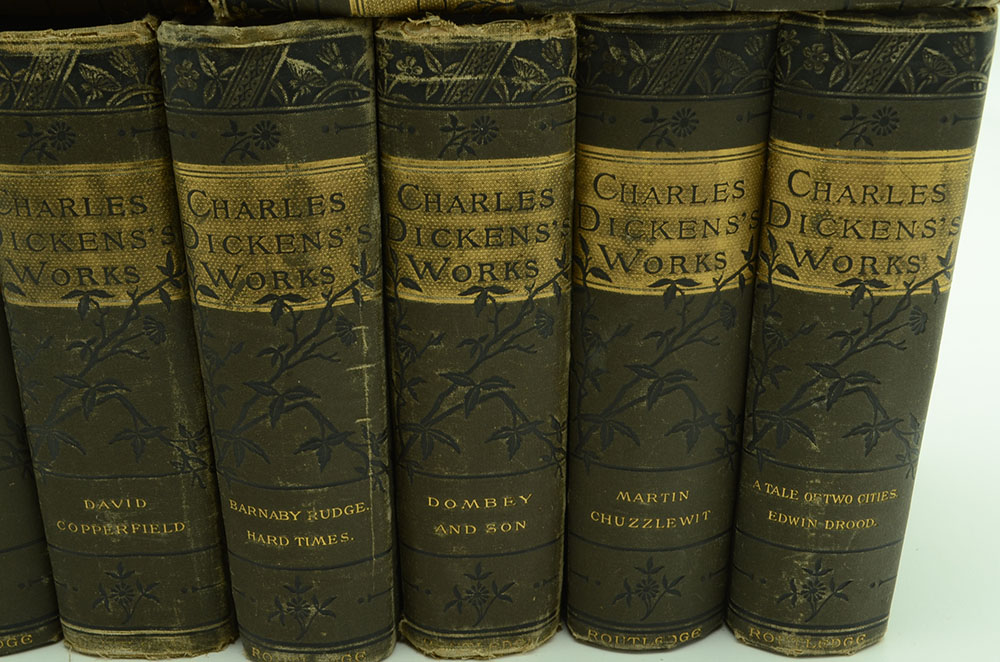 A Vintage  Partial Collection of "Charles Dickens Works".