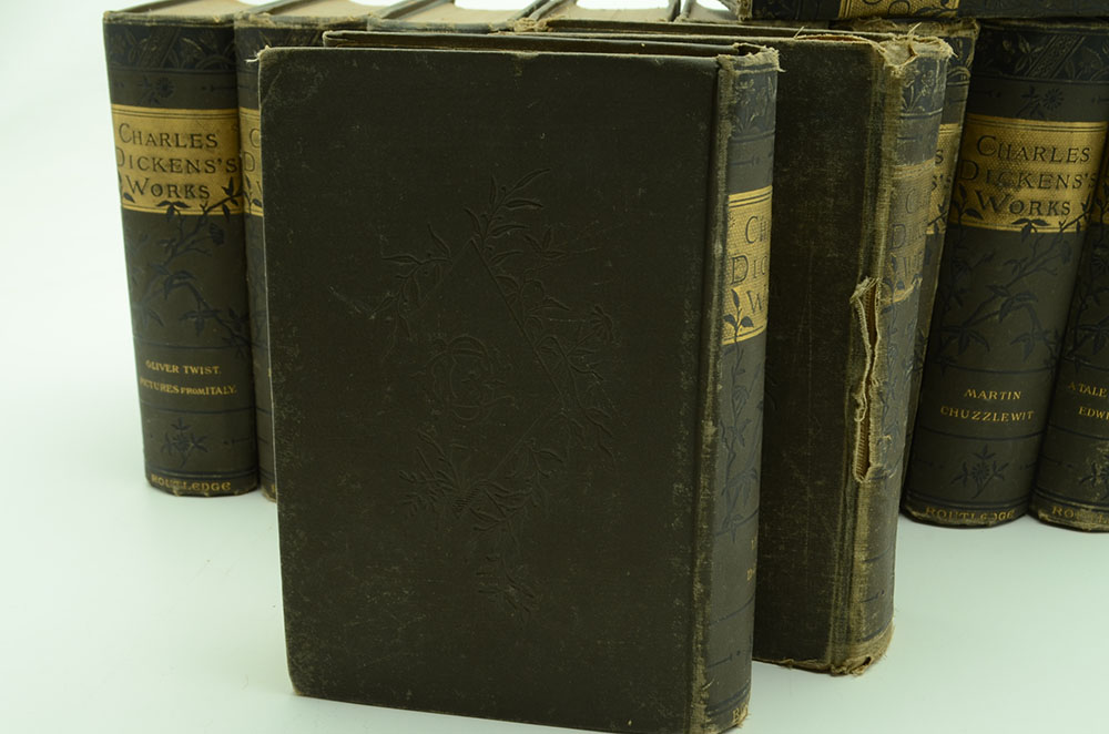 A Vintage  Partial Collection of "Charles Dickens Works".