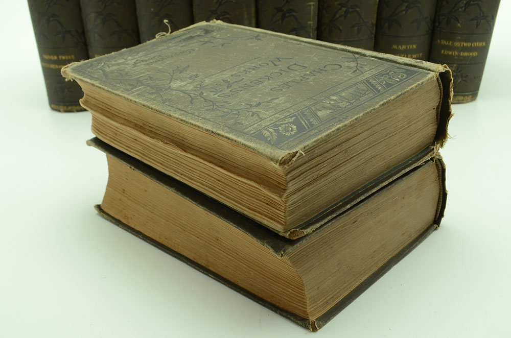 A Vintage  Partial Collection of "Charles Dickens Works".