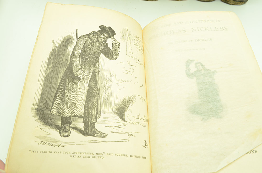 A Vintage  Partial Collection of "Charles Dickens Works".