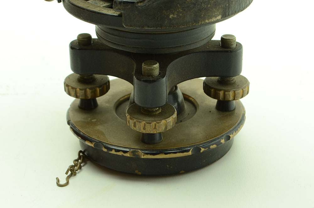 "David White Company" Surveyor's Transit in Oak Box