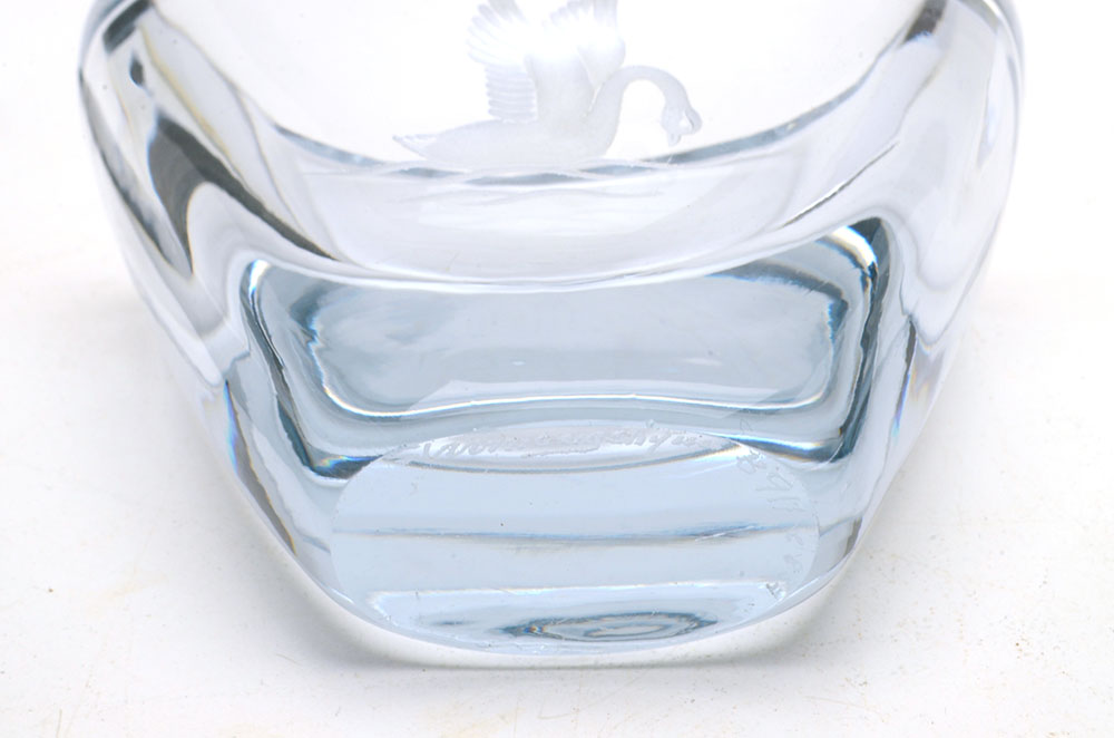 Strombergshyttan Etched Crystal Vase