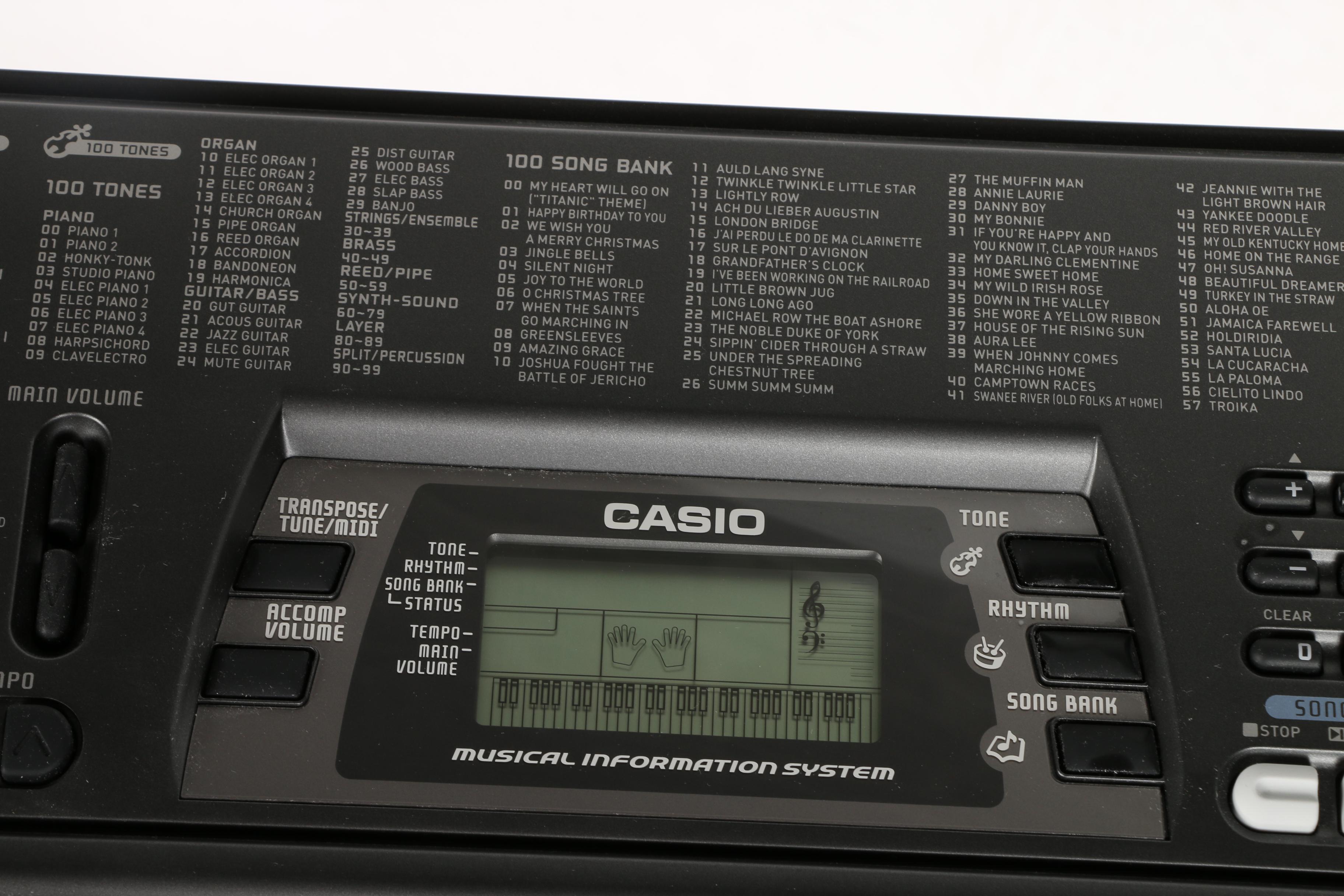 Casio CTK-700 Electronic Keyboard, Stand and Instructional DVD