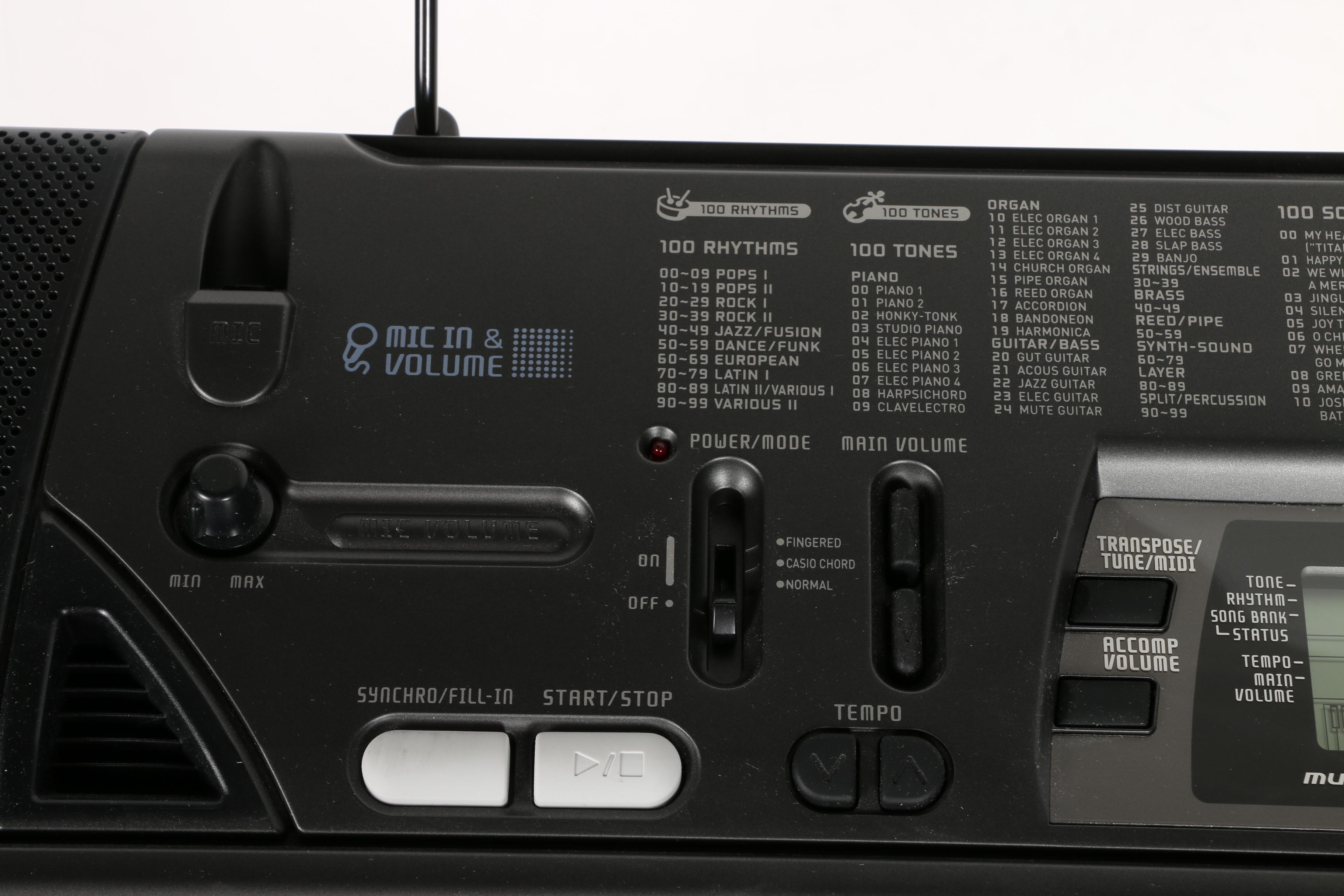 Casio CTK-700 Electronic Keyboard, Stand and Instructional DVD