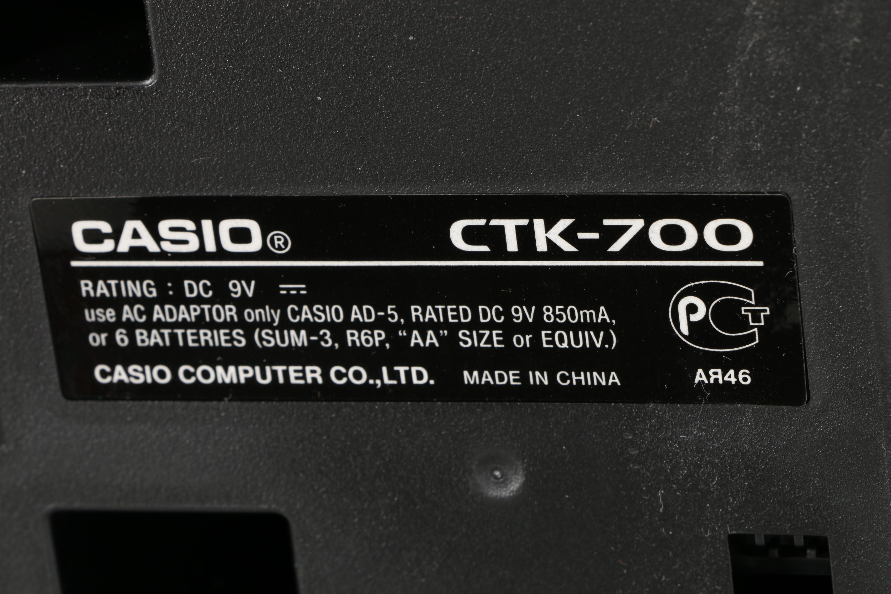 Casio CTK-700 Electronic Keyboard, Stand and Instructional DVD
