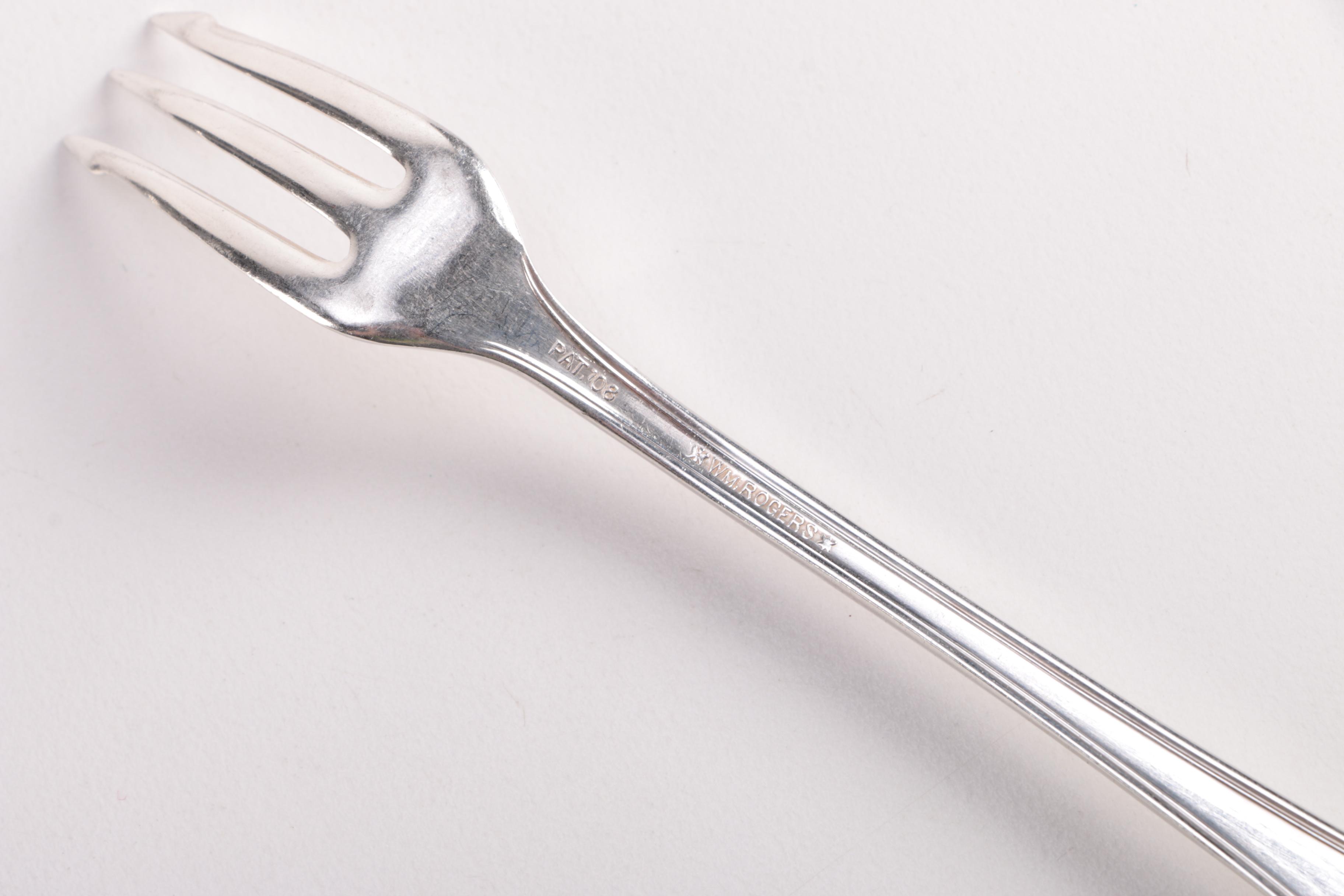 Silver Plate Flatware Featuring Wm Rogers Mfg. Co.