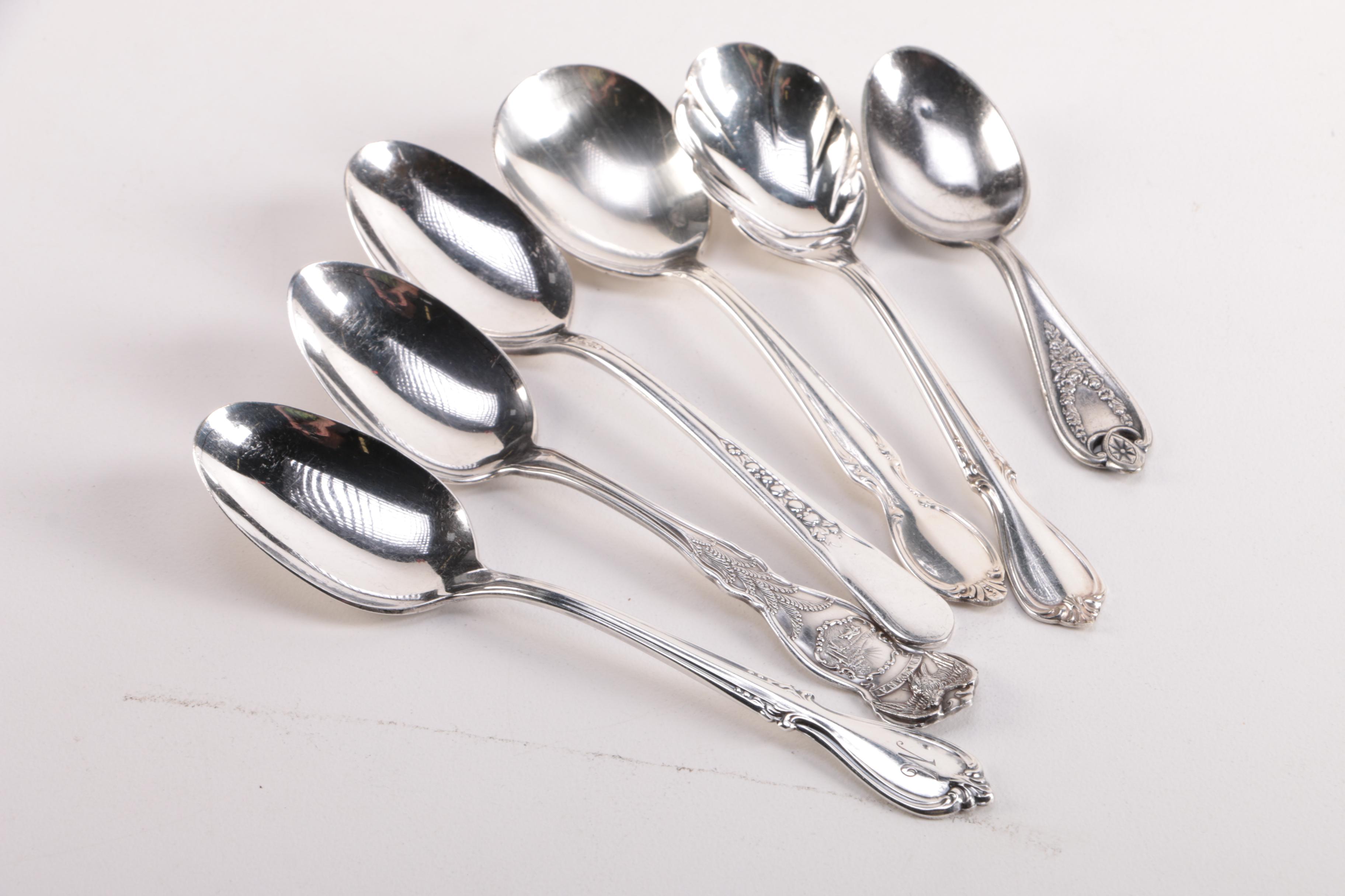 Silver Plate Flatware Featuring Wm Rogers Mfg. Co.