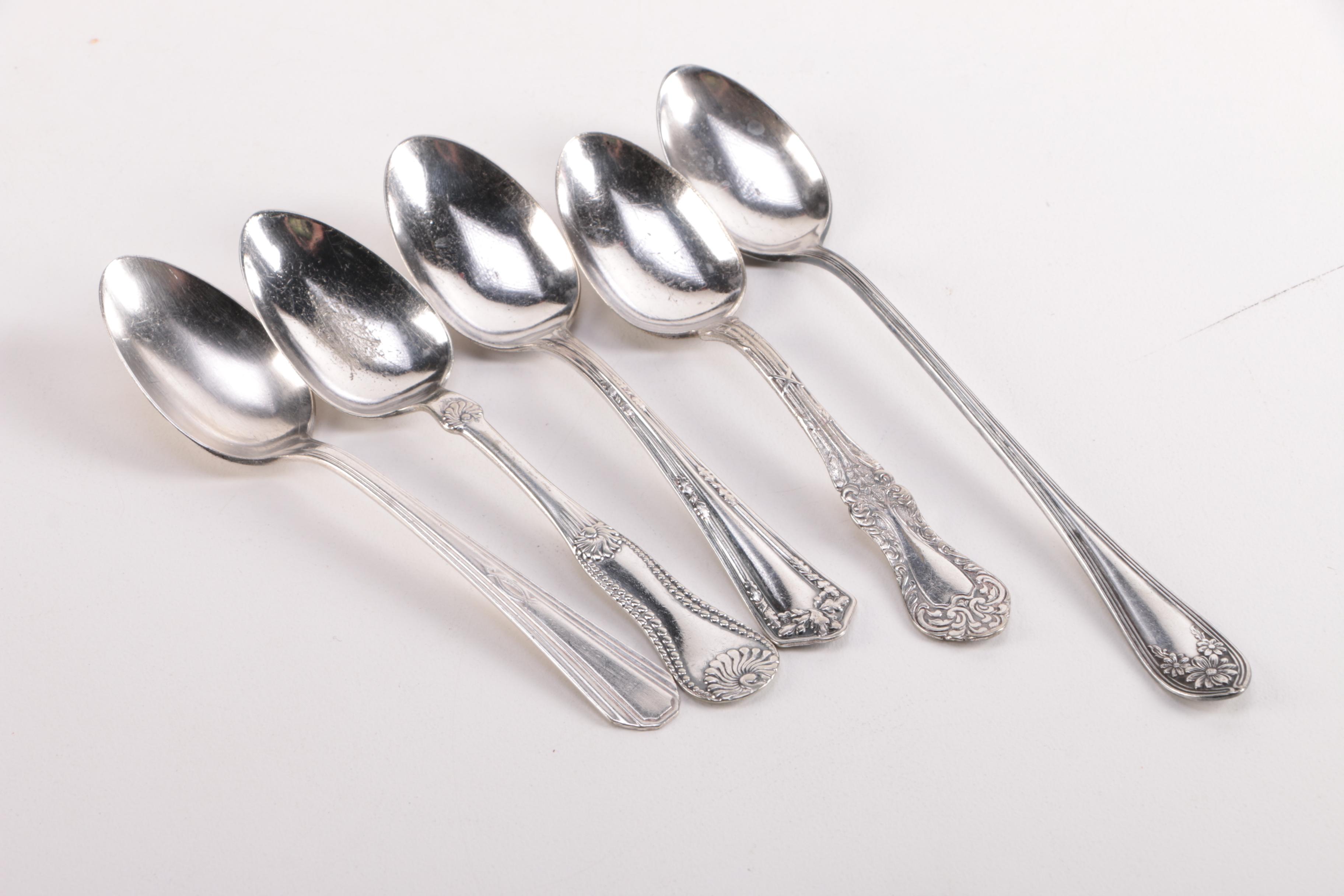 Silver Plate Flatware Featuring Wm Rogers Mfg. Co.