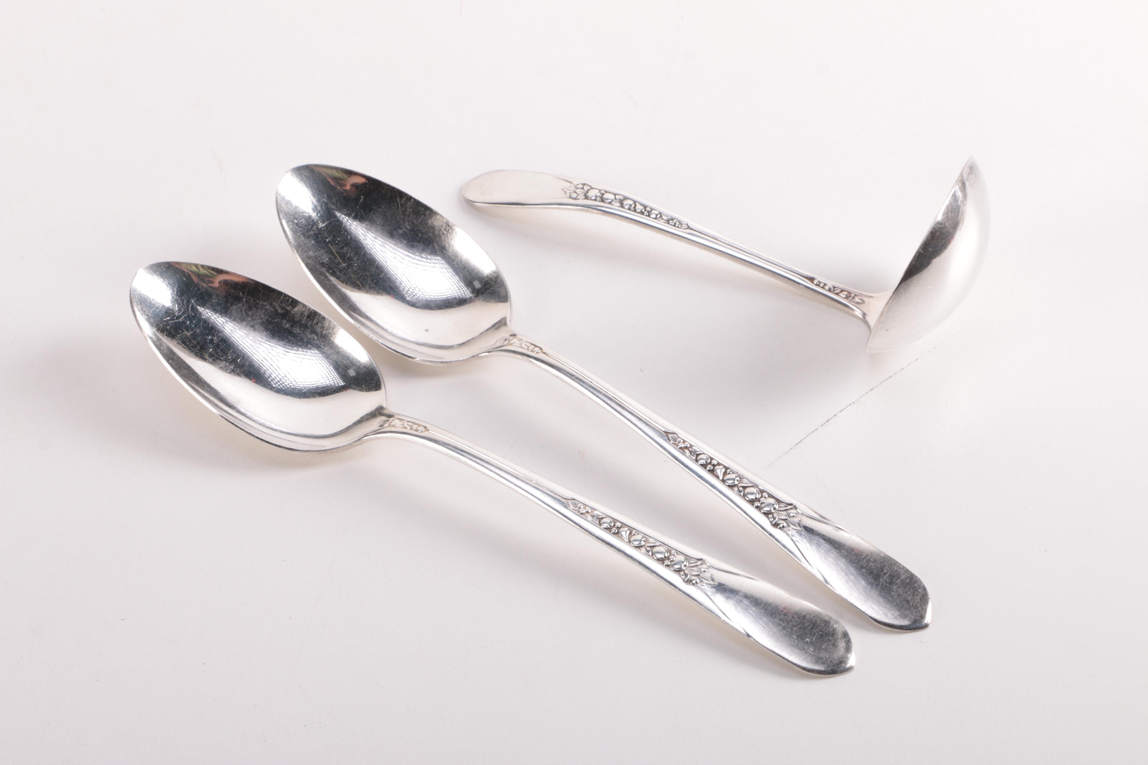 Silver Plate Flatware Featuring Wm Rogers Mfg. Co.