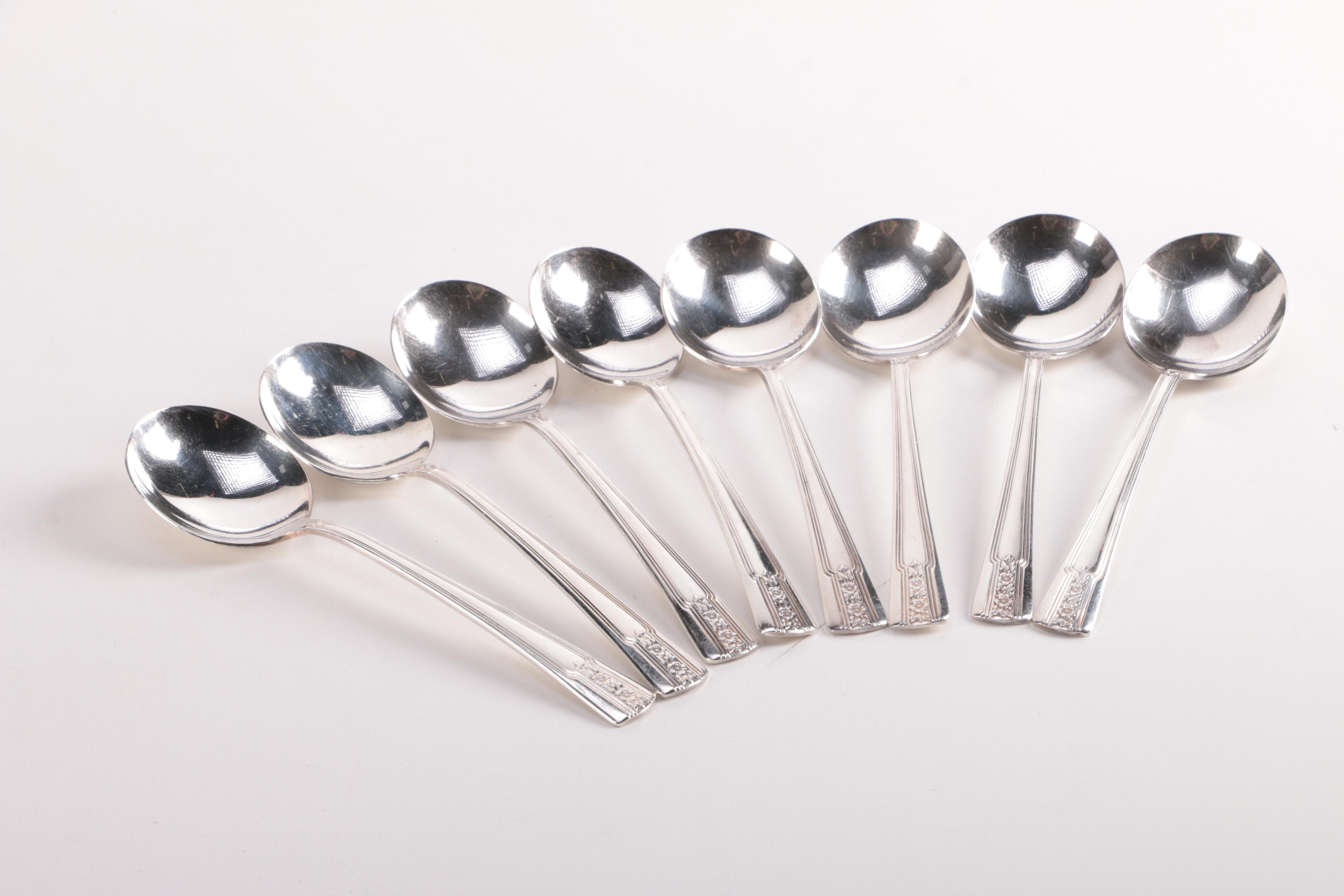 Silver Plate Flatware Featuring Wm Rogers Mfg. Co.